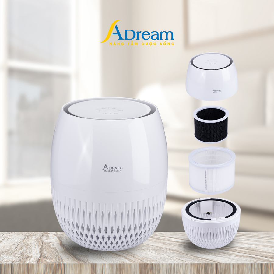 Máy lọc không khí Adream mang không khí sạch đến mọi ngóc ngách trong không gian nhà bạn